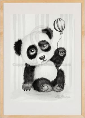 Panda som kunstplakat